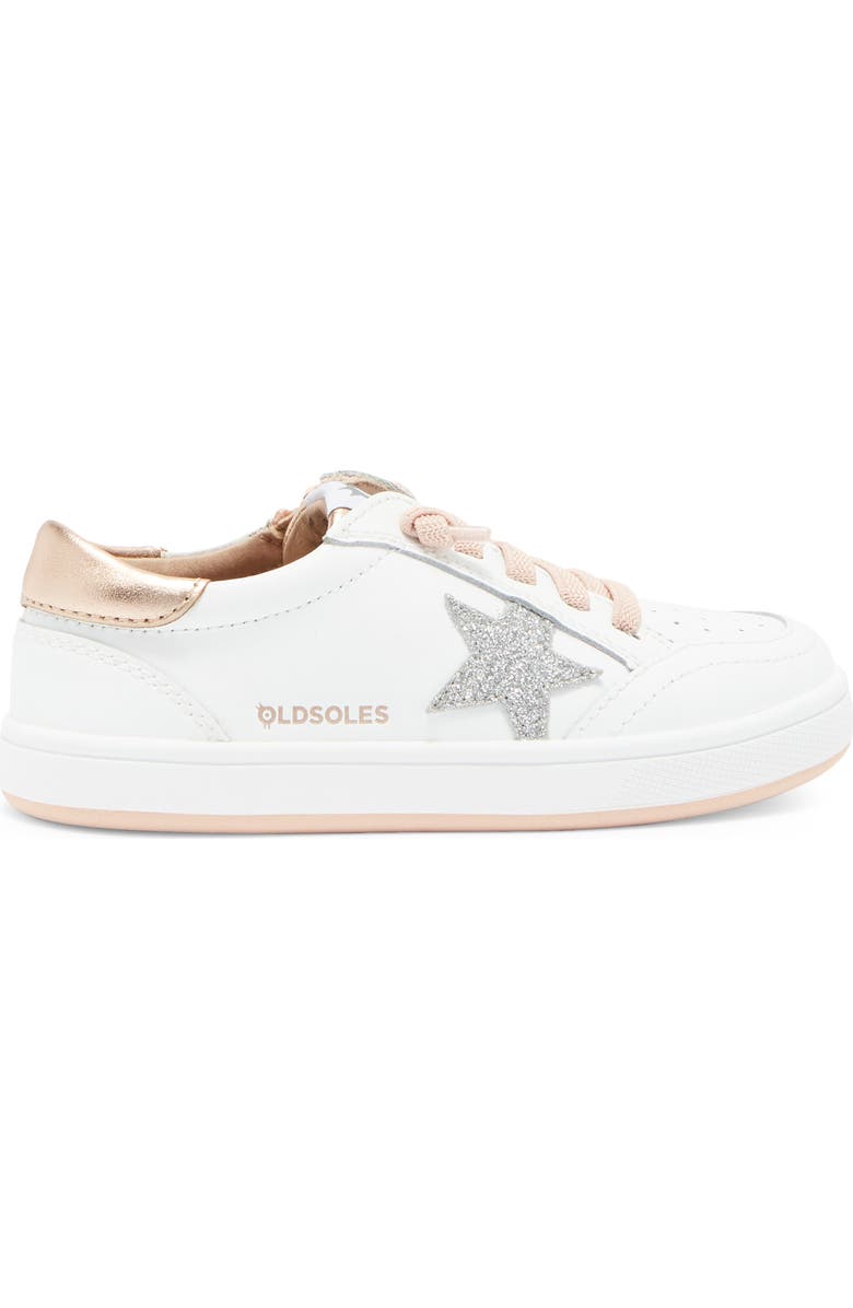 OLD SOLES Kids' Platinum Runner Sneaker, Alternate, color, Snow / Copper
