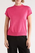 T Tahari Short Sleeve Crew Sweater