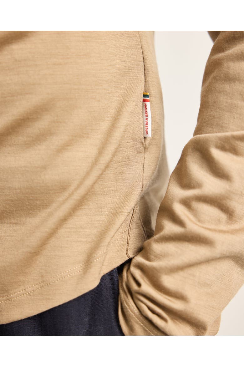 Ob-T Merino Tailored-Fit T-Shirt, Alternate, color, BISCUIT
