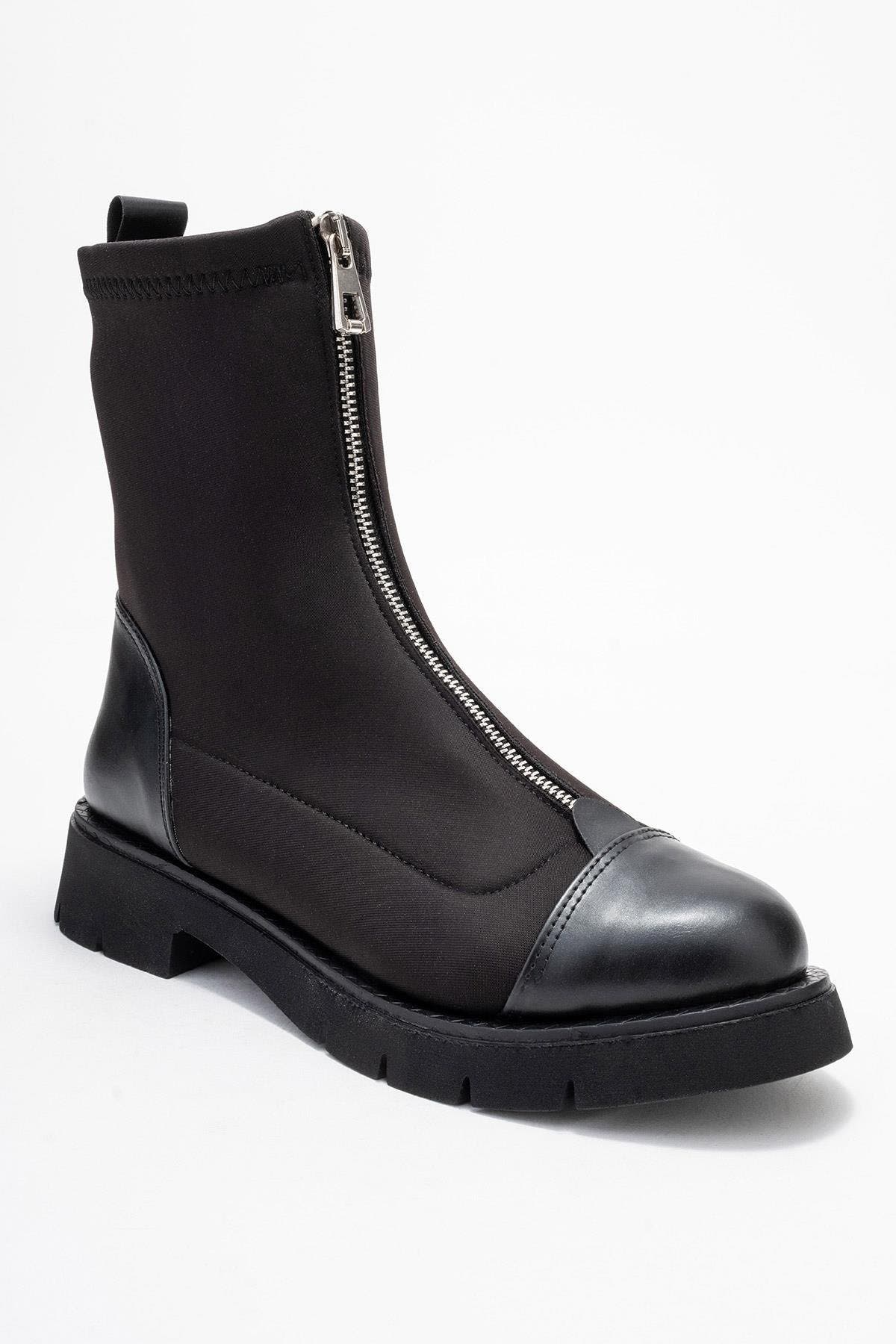 Prologue Shoes Martos Stretch Front Zip Ankle Boot, Main, color, 