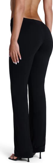 Asymmetric Bootcut Pants