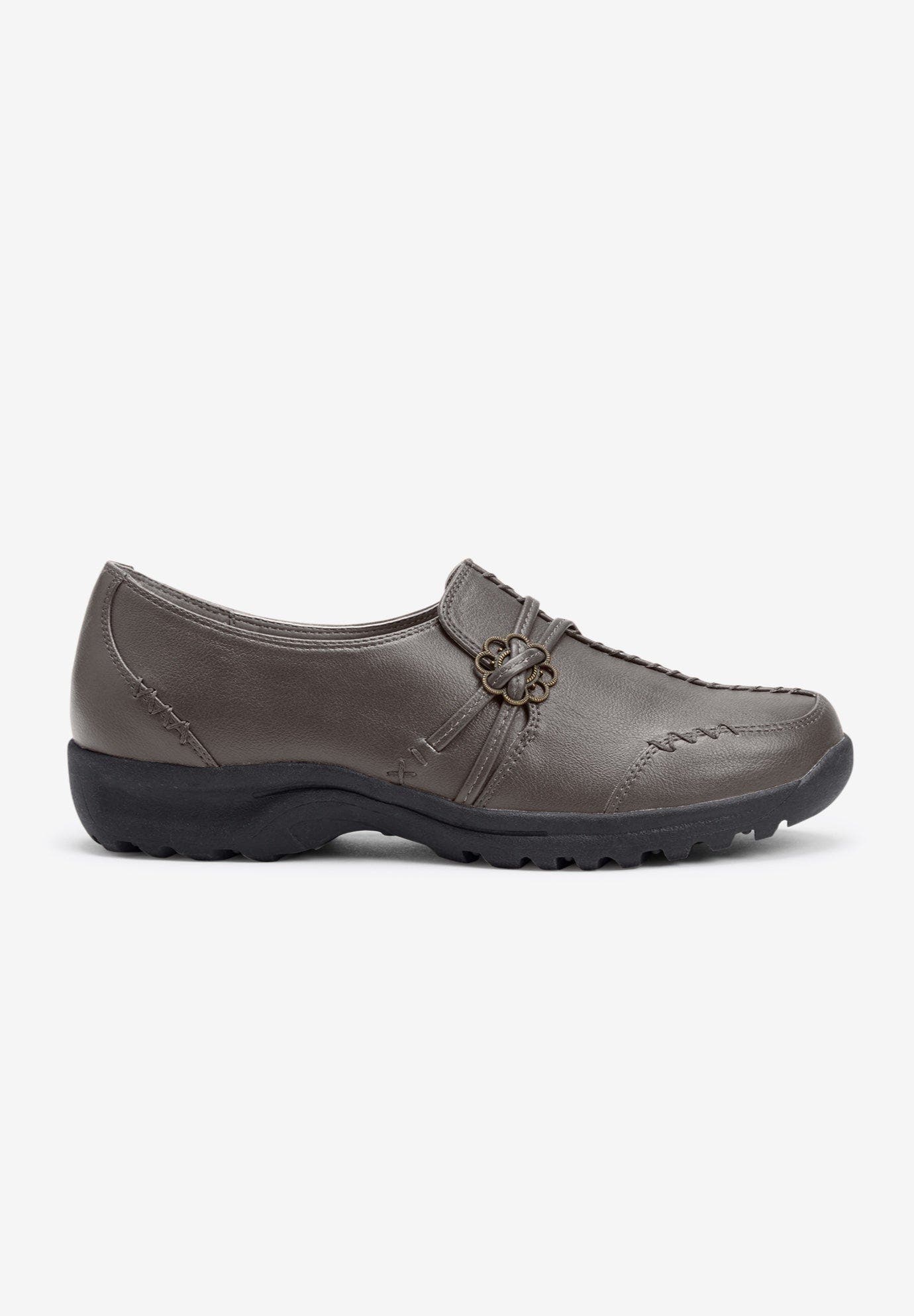 The Natalia Slip-On Flat, Alternate, color, GREY