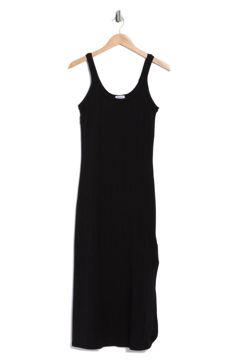 Vitamin A<sup>®</sup> West Rib Tank Dress, Alternate, color, Black