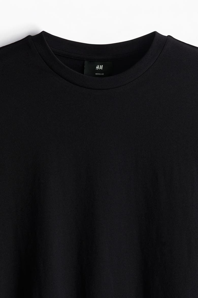 3-pack Regular Fit T-shirts, Alternate, color, Black