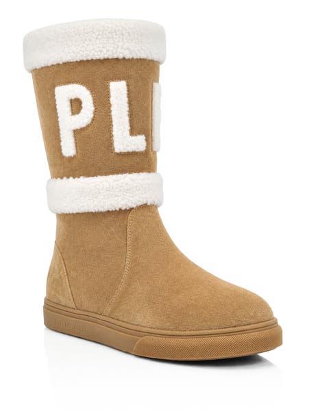 Suede Boots Montone Plein Women