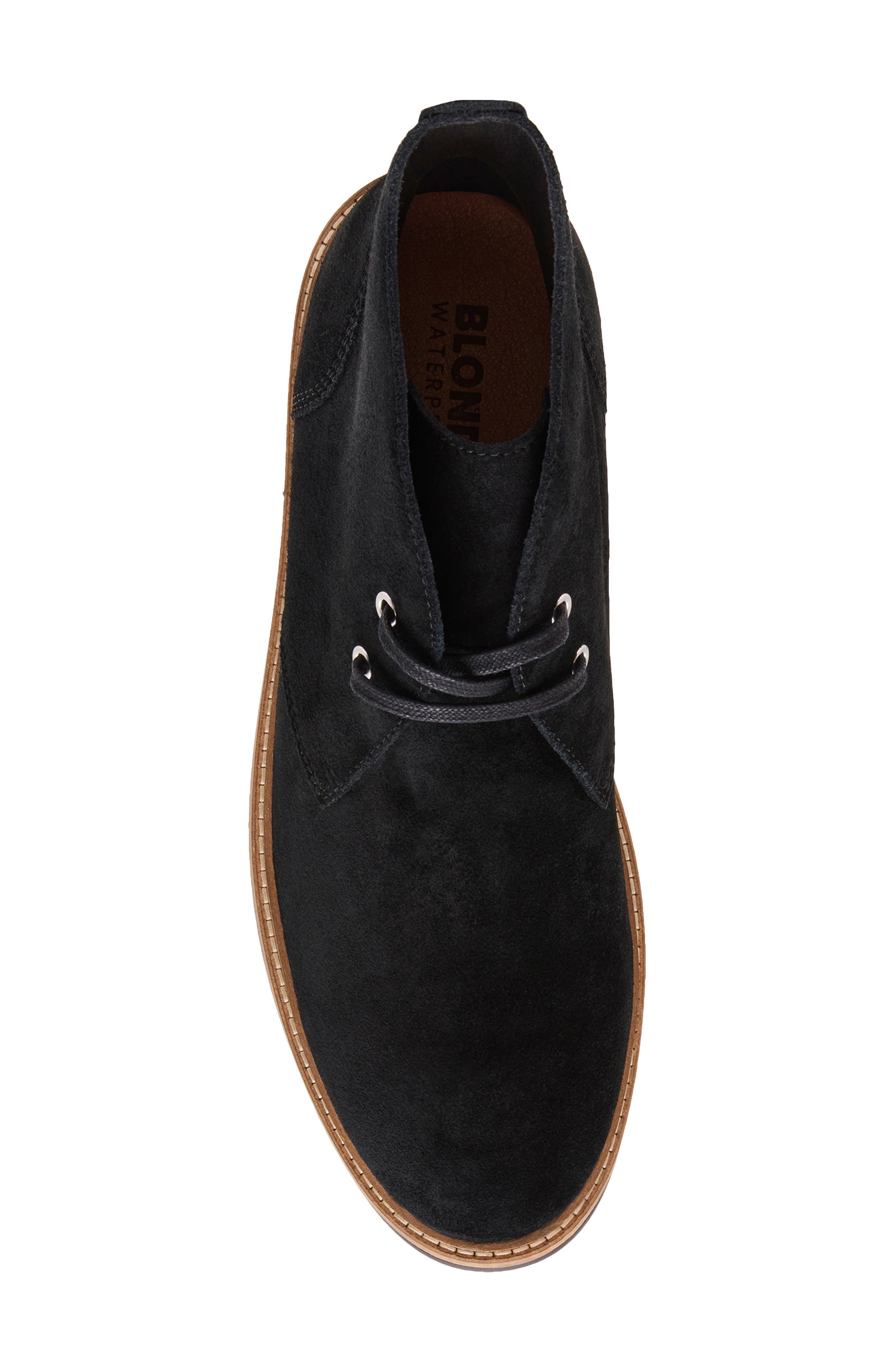 Charles Waterproof Chukka Boot, Alternate, color, BLACK SUEDE