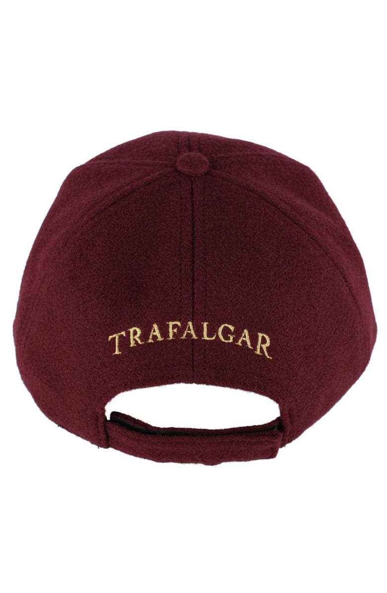Trafalgar 's Solid Wool Touch Baseball Cap, Alternate, color, Burgundy