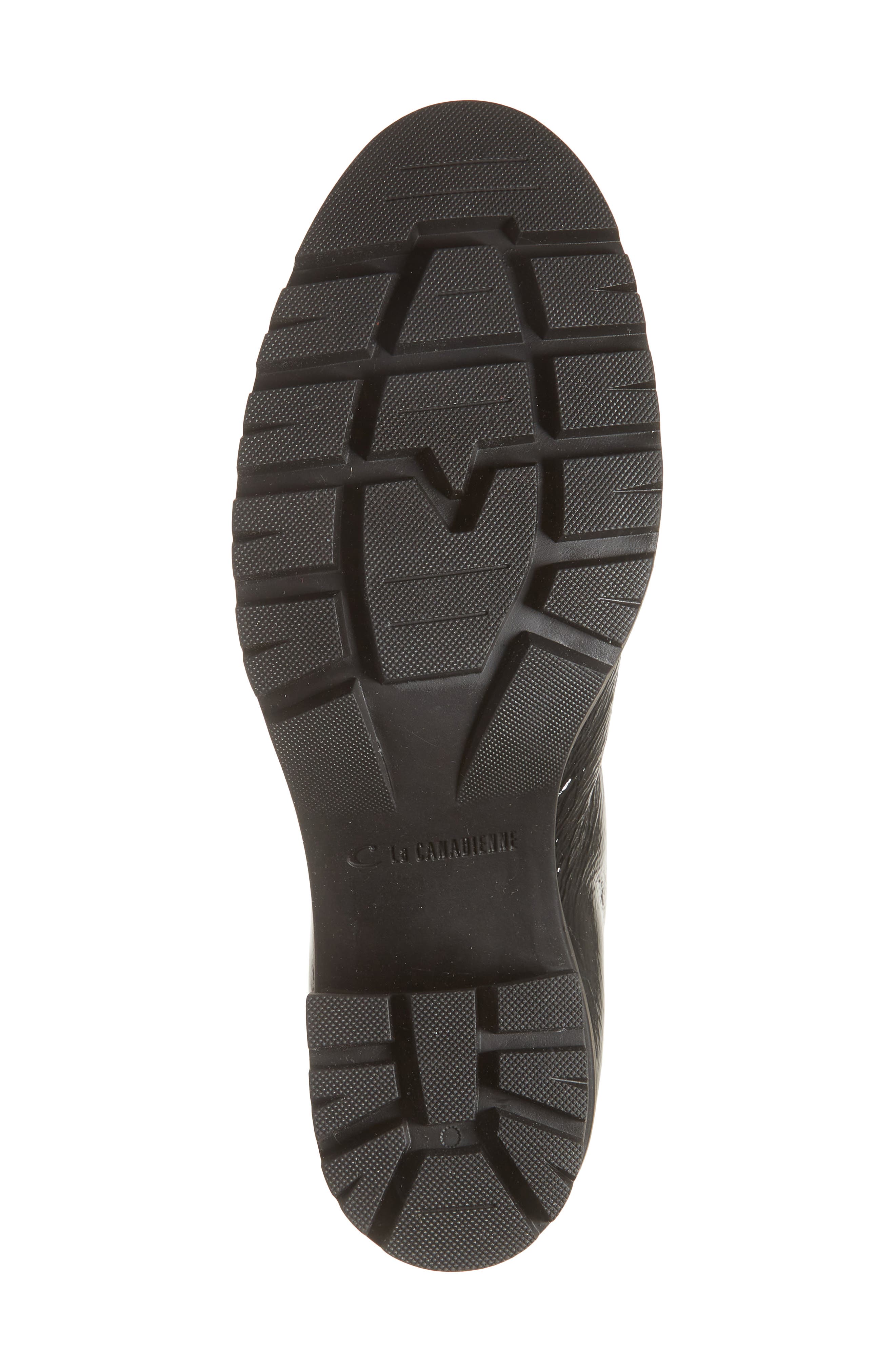 La Canadienne Wave Lug Sole Bootie, Alternate, color, Black