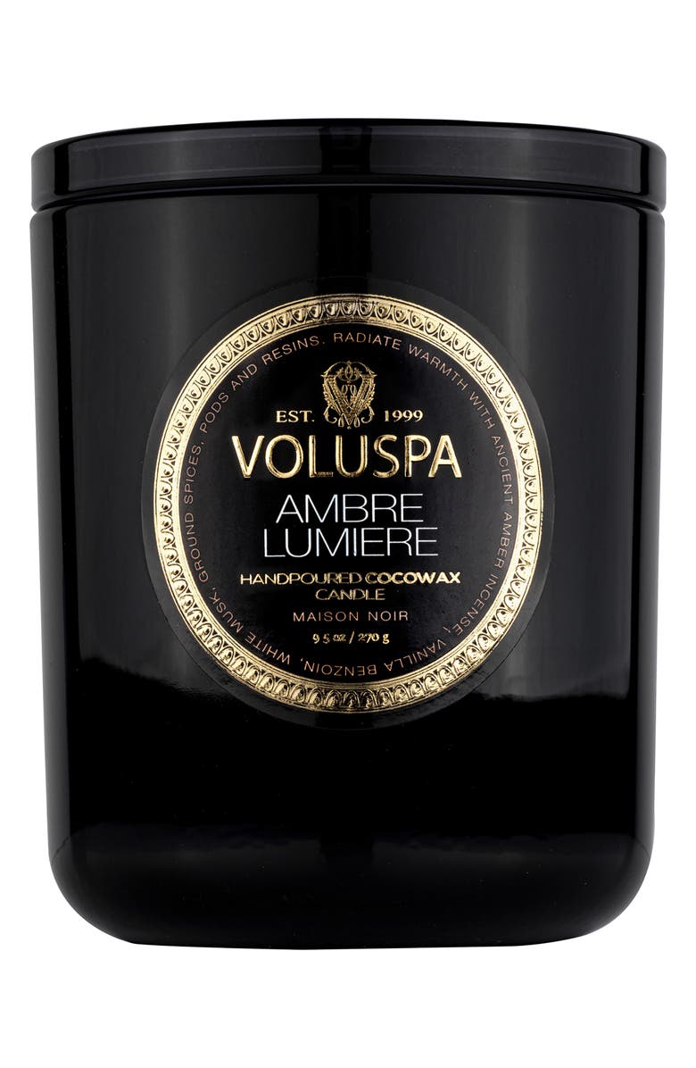 Voluspa Ambre Lumiere Classic Candle, Alternate, color,