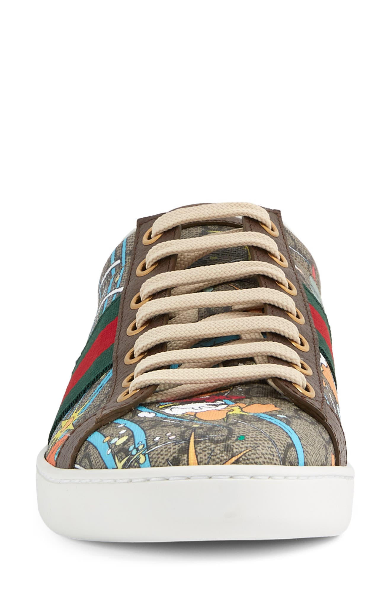 Gucci x Disney Ace Donald Duck Low Top Sneaker, Alternate, color, 