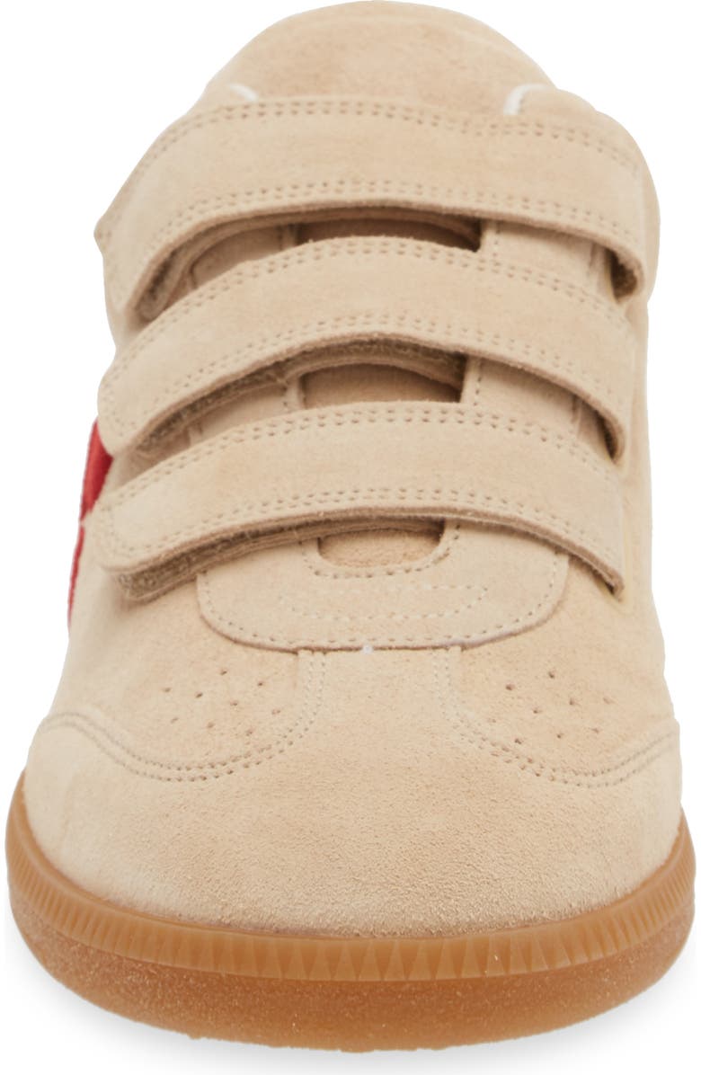 Isabel Marant Beth Low Top Sneaker, Alternate, color, Toffee/ Red