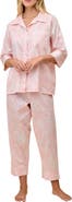 Papinelle Cheri Blossom Crop Cotton Sateen Pajamas