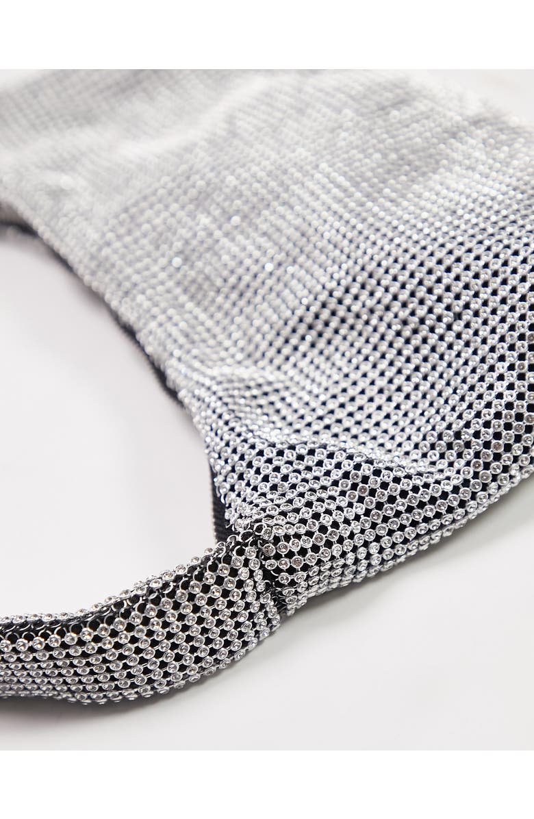 Topshop Sindy Diamante Shoulder Bag, Alternate, color,