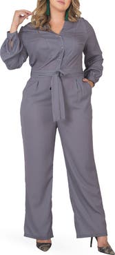 Standards & Practices Long Sleeve Jumpsuit