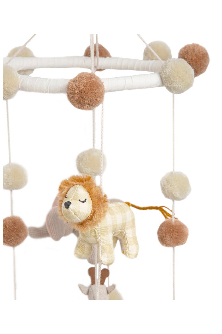 Kendi Animal Baby Mobile, Alternate, color, WHITE