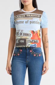 Desigual Dance Trance Knit T-Shirt