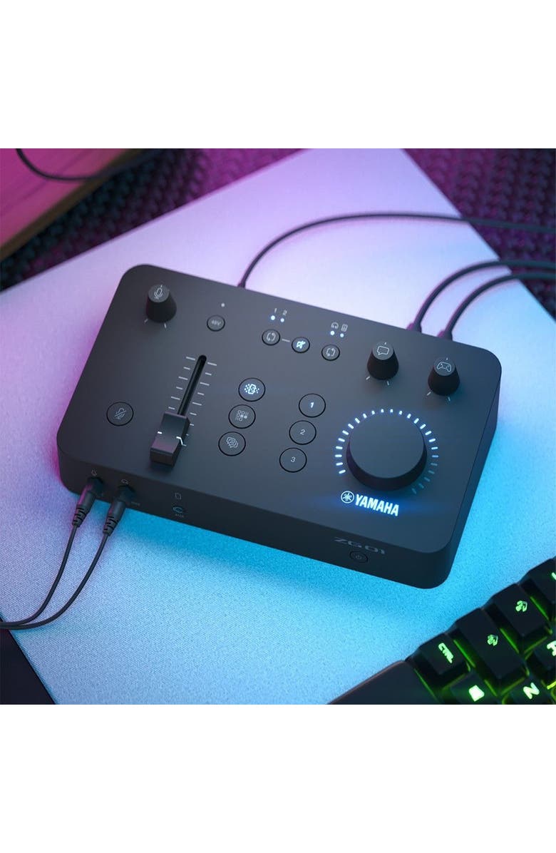 Yamaha ZG01 Gaming Audio Mixer with USB-C Interface, Alternate, color, Black
