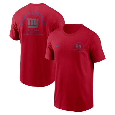 Men's Nike Red New York Giants Split Logo T-Shirt