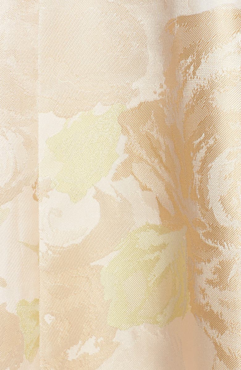 Adrianna Papell Jacquard Tea Length Fit & Flare Dress, Alternate, color,