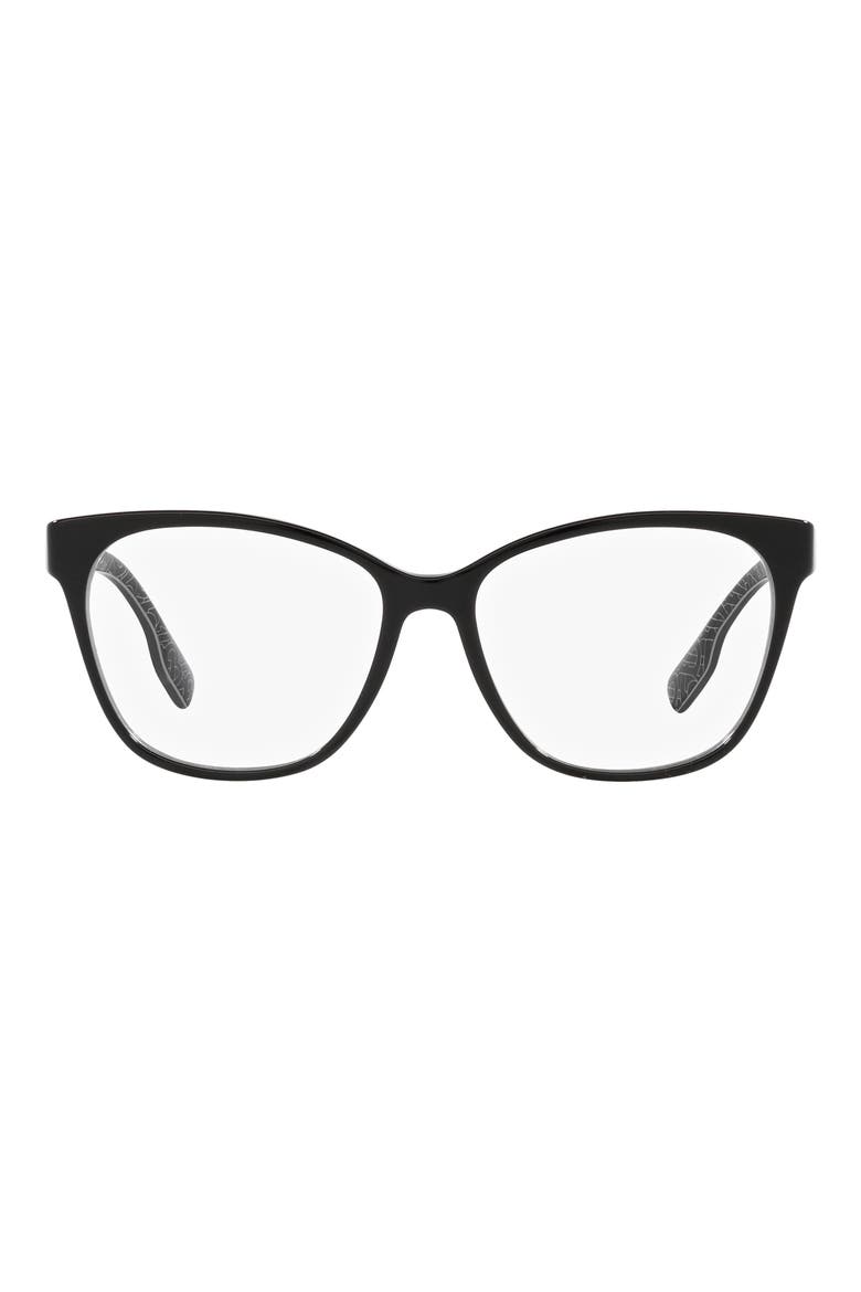 Caroline 53mm Square Optical Glasses, Main, color, BLACK