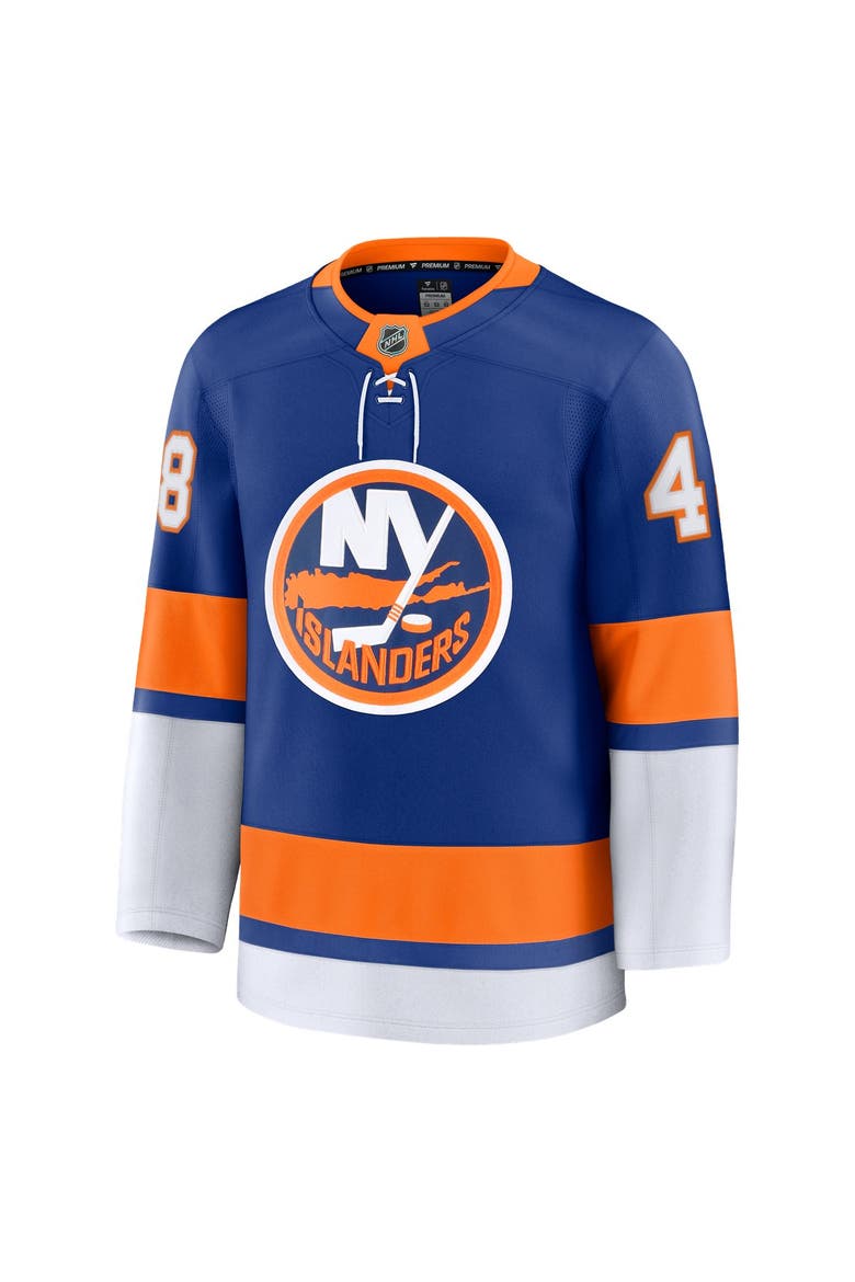 Men's Fanatics Matthew Schaefer Royal New York Islanders Home Premium Jersey, Alternate, color, Royal