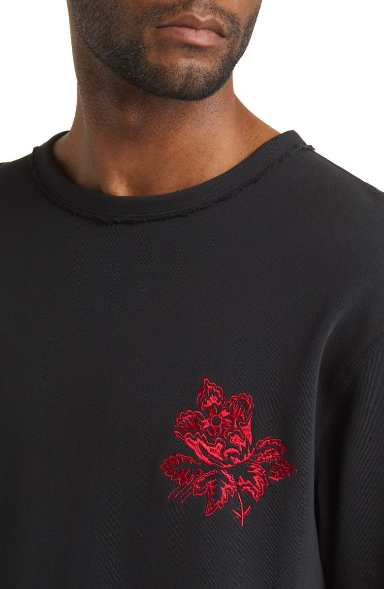 rag & bone Lunar New Year Embroidered Sweatshirt, Alternate, color, 