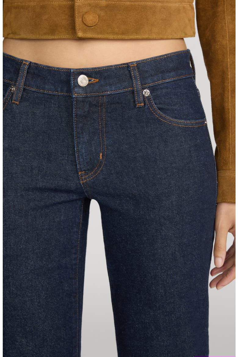 The Cigarette Crop Straight Leg Jeans, Alternate, color, RINSE