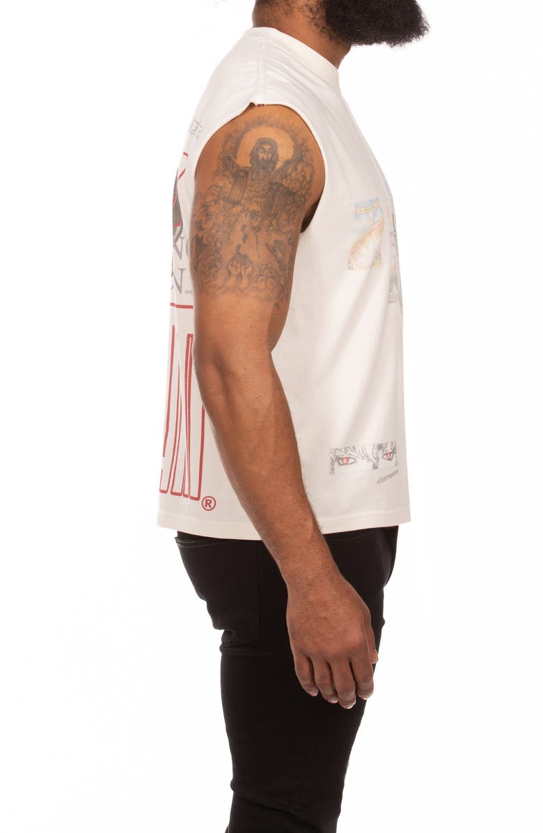 ICECREAM Gelato Graphic Tank, Alternate, color, Antique White