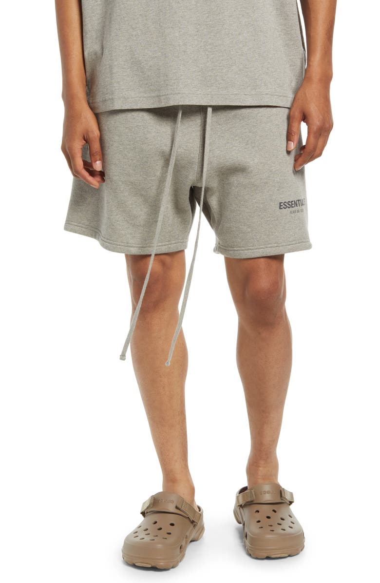 Fear of God Essentials Cotton Blend Sweat Shorts, Main, color,