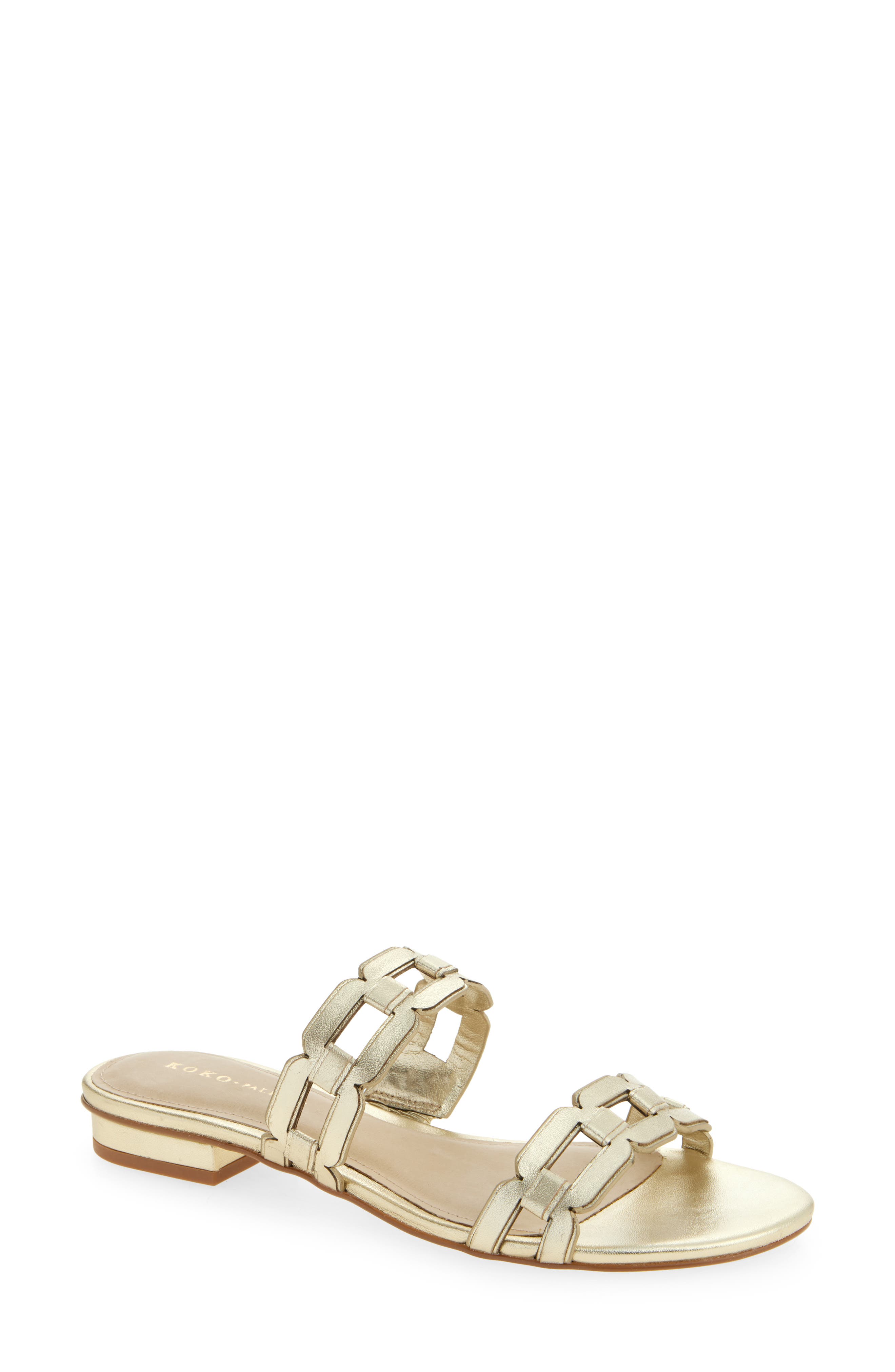  Gold Metallic Leather