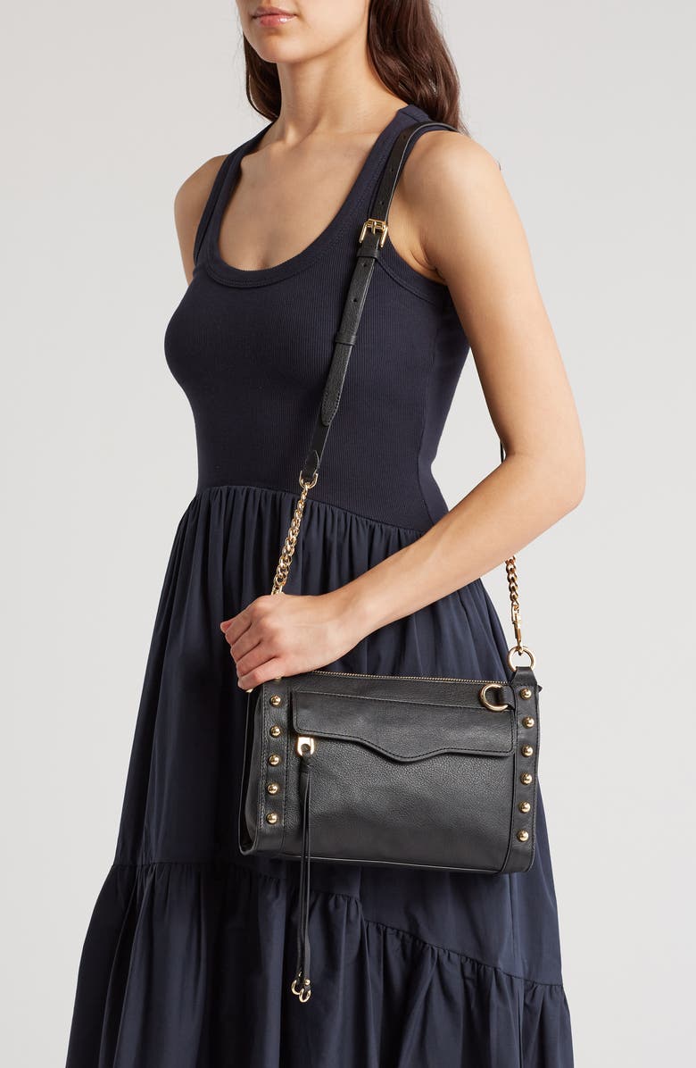 Rebecca Minkoff M.A.B. Stud Crossbody Bag, Alternate, color,