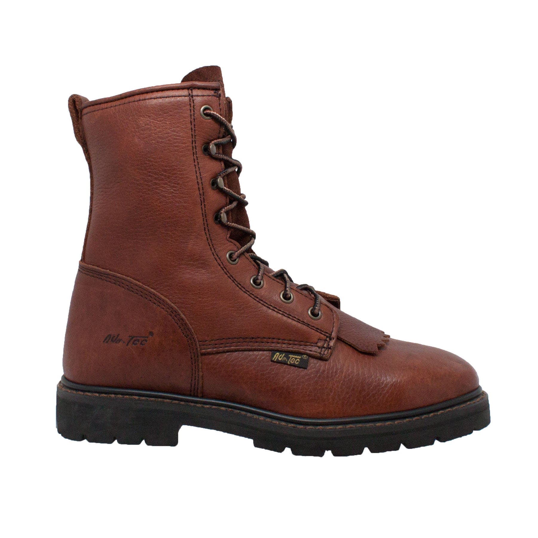 AdTec 9" Lacer Boot, Alternate, color, Chestnut