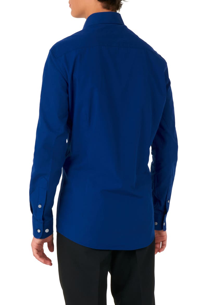 Kids' Royale Button-Up Shirt, Alternate, color, NAVY
