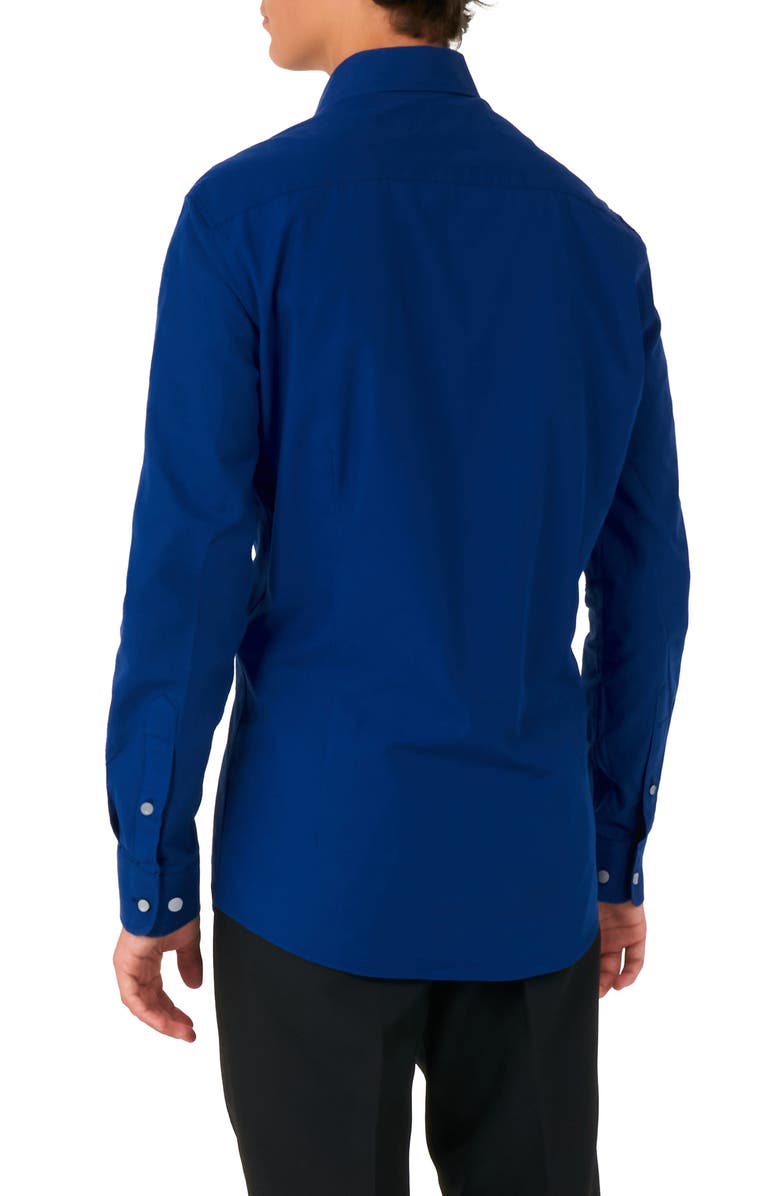 OppoSuits Kids' Royale Button-Up Shirt, Alternate, color, Navy