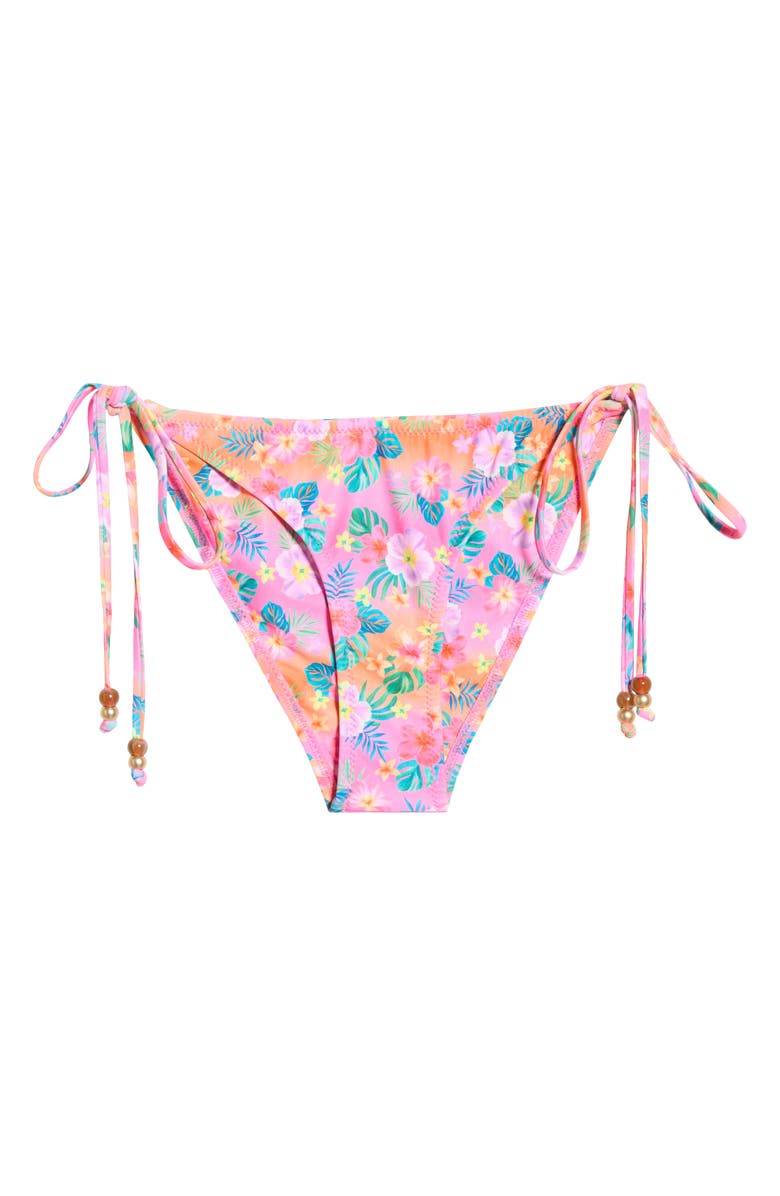 Kulani Kinis Side Tie Bikini Bottoms, Alternate, color, Summer Glow