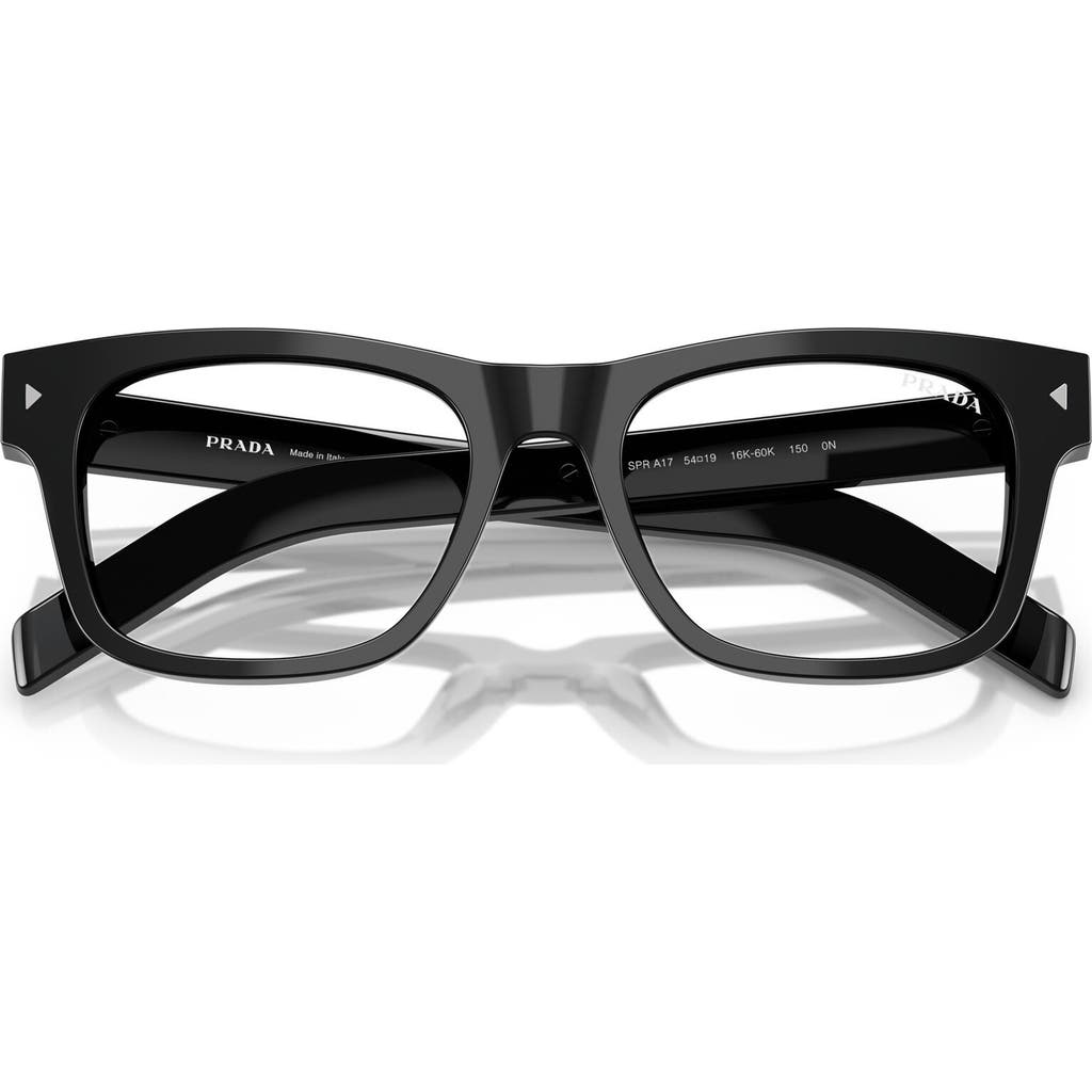 Prada 51mm Rectangular Sunglasses In Orange