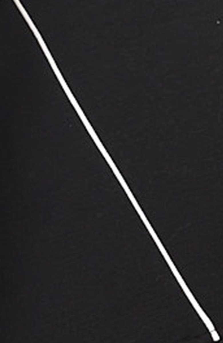 Threads 4 Thought Kiesha Piped Terry Sweatshirt, Alternate, color, Black/ White