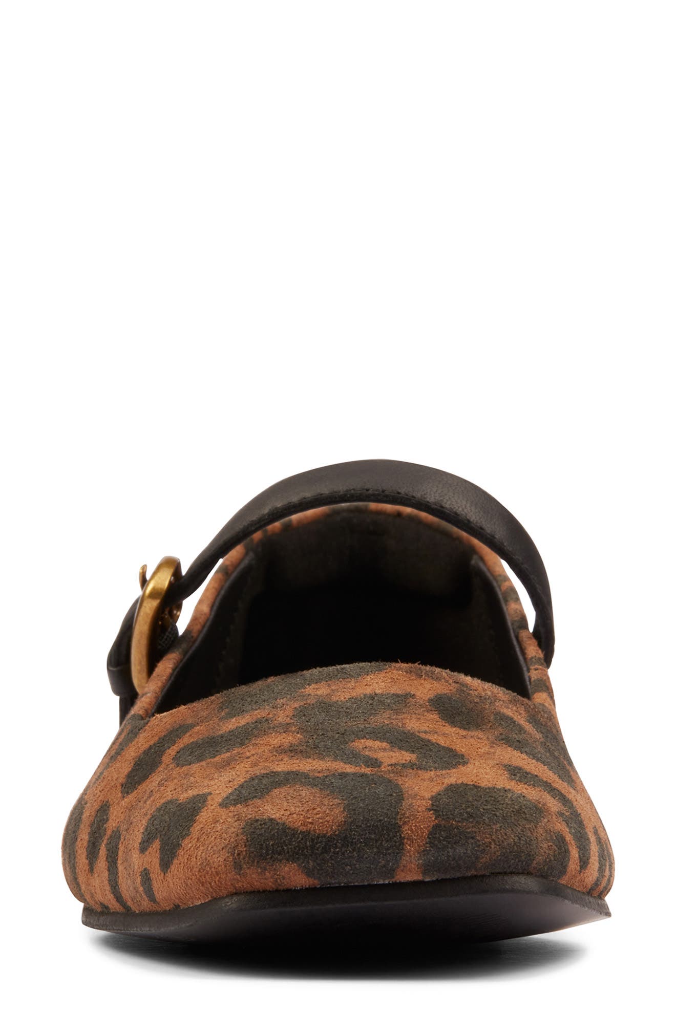 Pure T-Bar Mary Jane Flat, Alternate, color, LEOPARD SUEDE