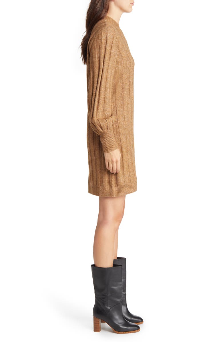 VERO MODA Alanis Long Sleeve Rib Sweater Dress, Alternate, color, 