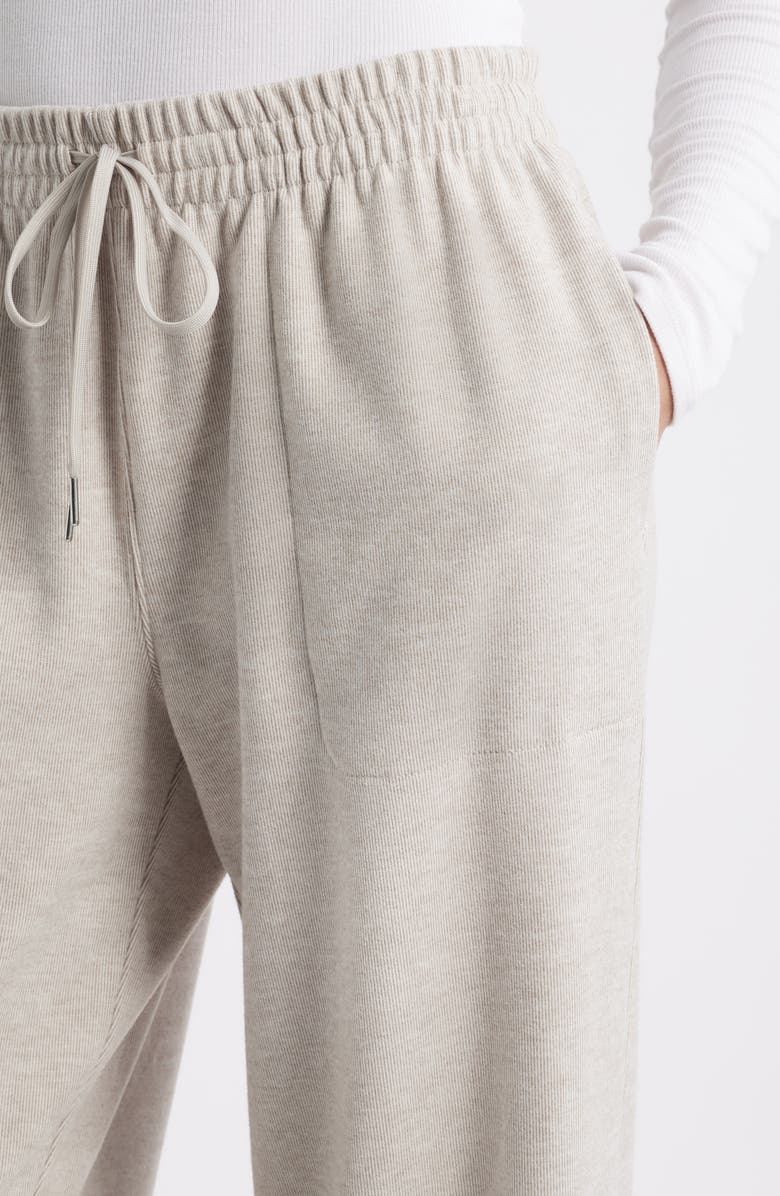 Caslon<sup>®</sup> Ankle Wide Leg Sweatpants, Alternate, color, Beige Taupe