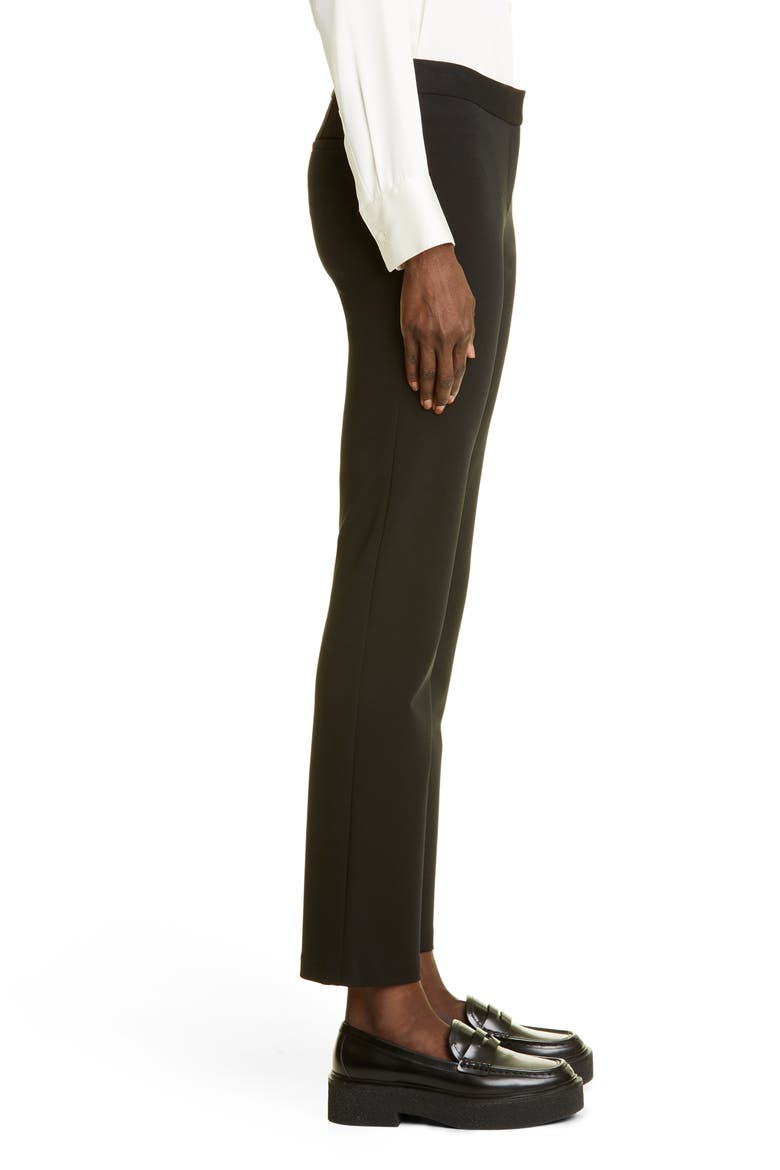 Waldorf Straight Leg Ankle Pants, Alternate, color, BLACK