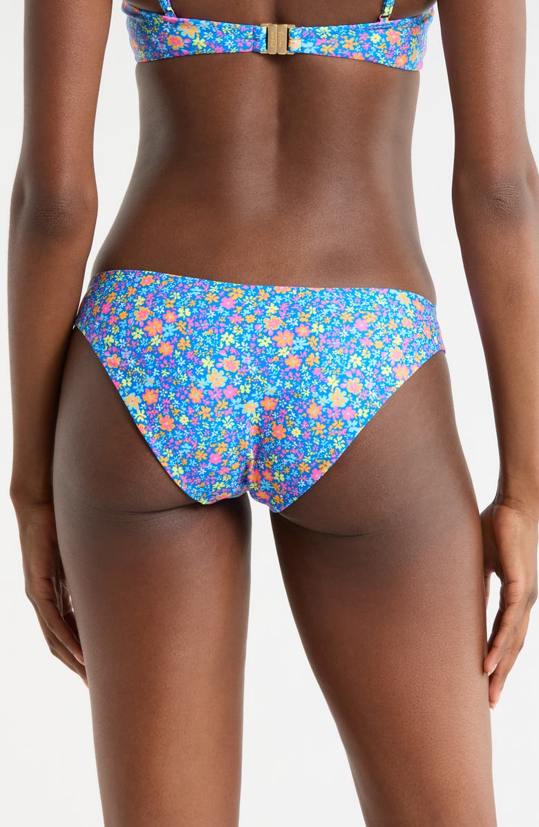 Kulani Kinis Hipster Bikini Bottoms, Alternate, color, Electric Bloom