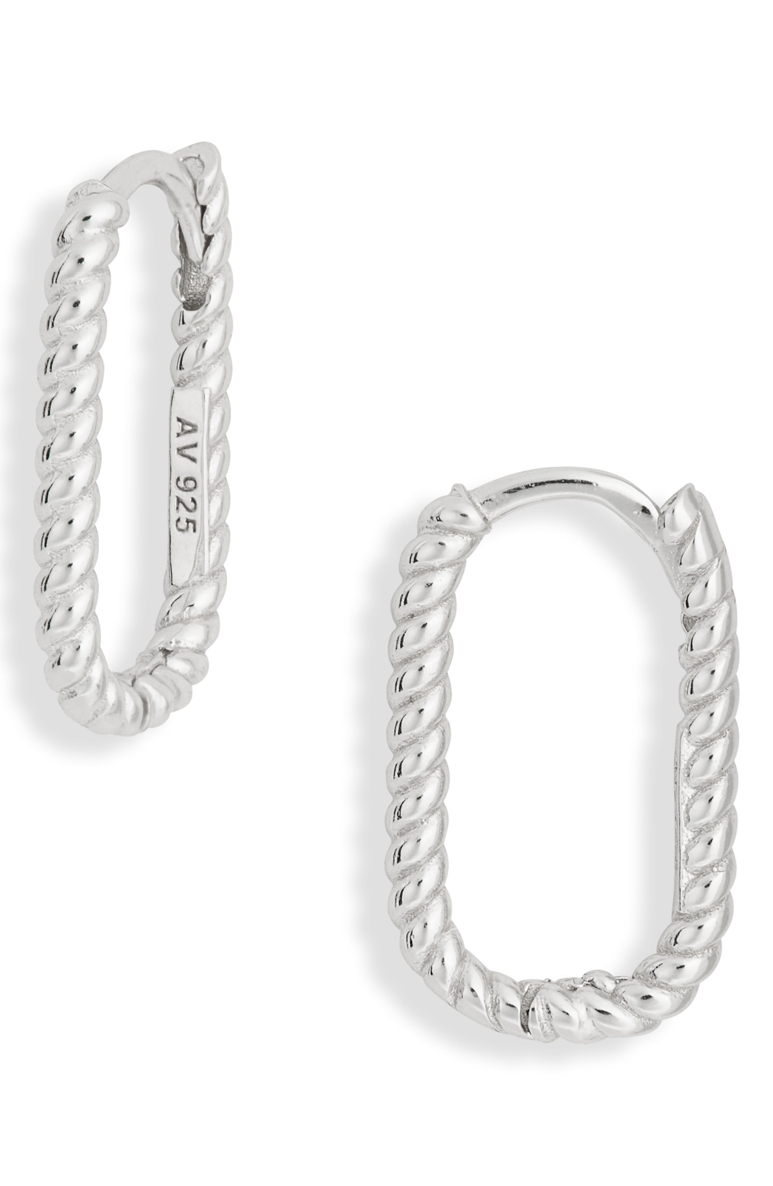 Twisted Hoop Earrings