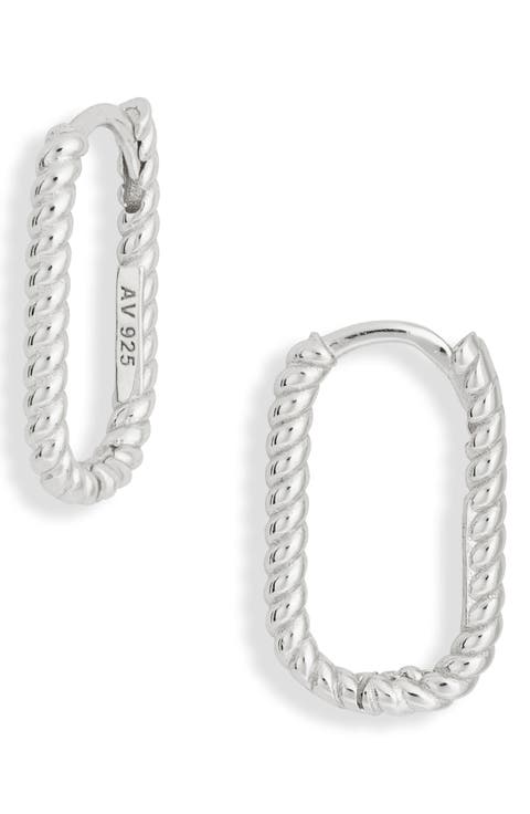 Twisted Hoop Earrings
