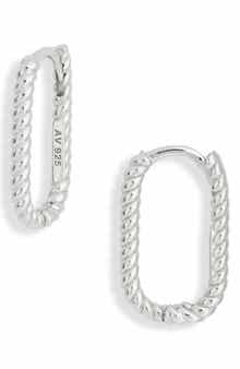 Twisted Hoop Earrings