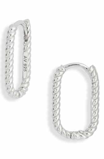 Twisted Hoop Earrings