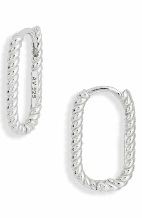 Twisted Hoop Earrings