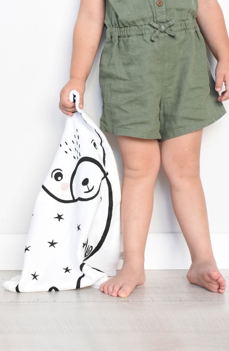 Wee Gallery Stars Swaddle and Bear Snuggle Blanket Bundle, Alternate, color, Stars