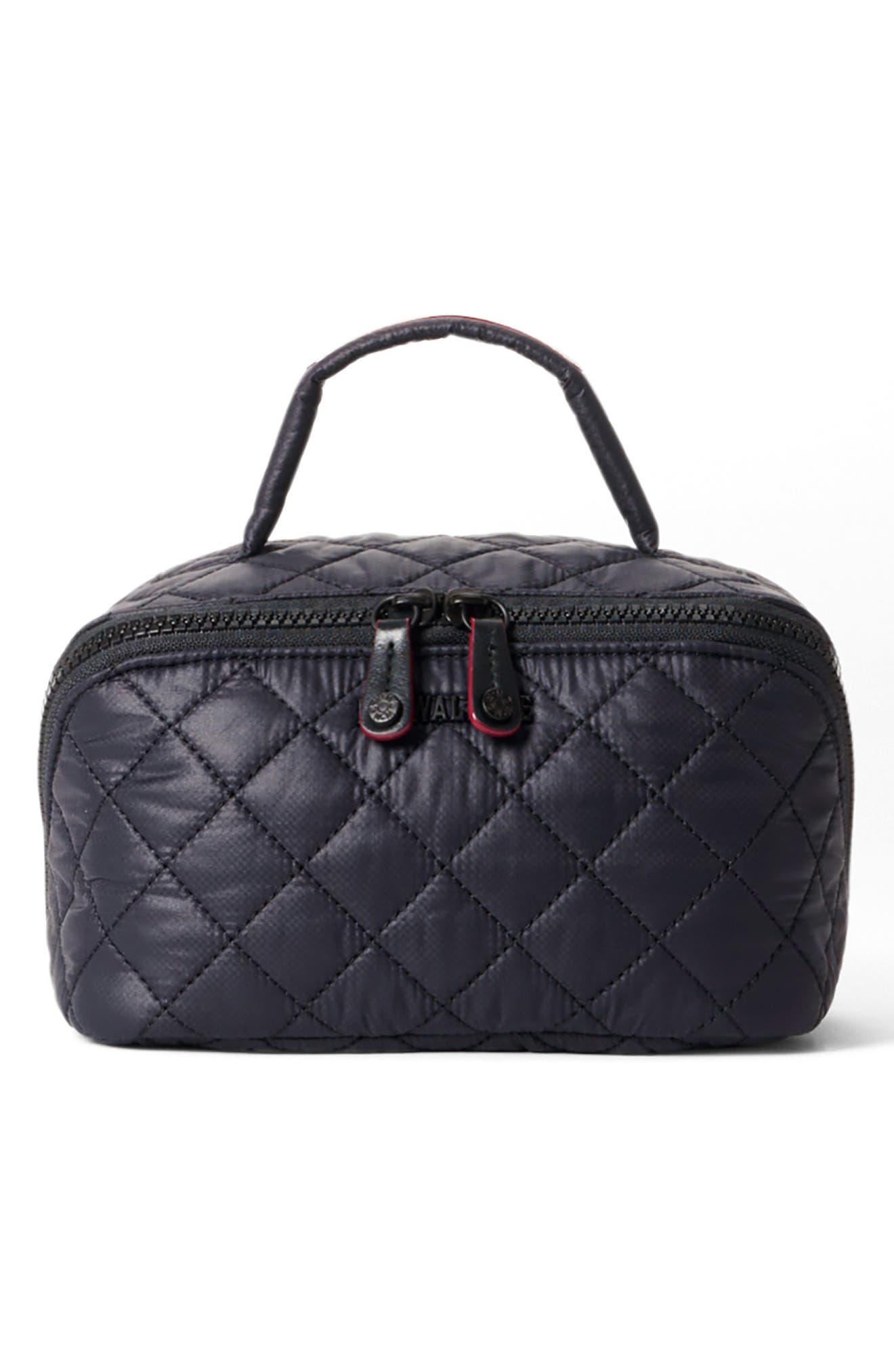 Accordion Cosmetics Case, Main, color, BLACK
