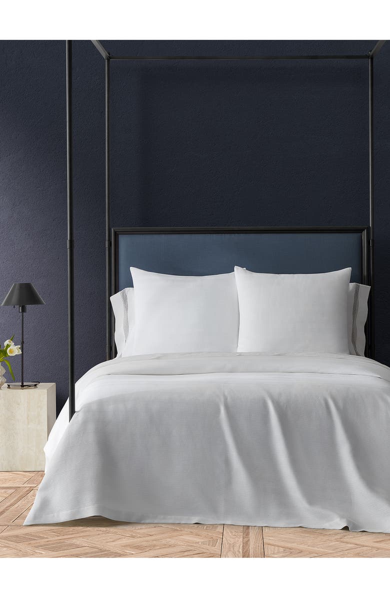 Matouk Augusta Matelassé Coverlet, Alternate, color,